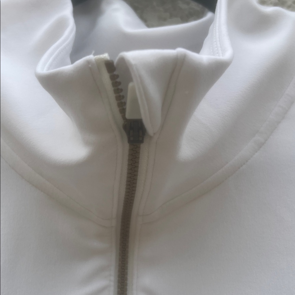 RHONE Women's Course to Court White 1/4 Zip Active Pullover Size L - Picture 6 of 9